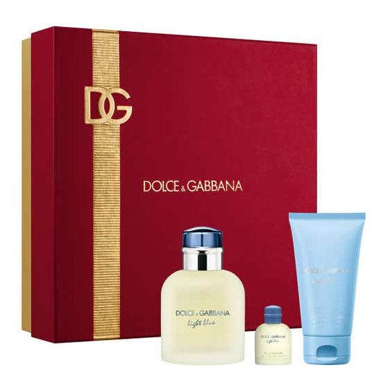 Set Dolce & Gabbana Light Blue Uomo EDT 75ml + Gel Doccia 50ml + Mignon EDT 4,5ml